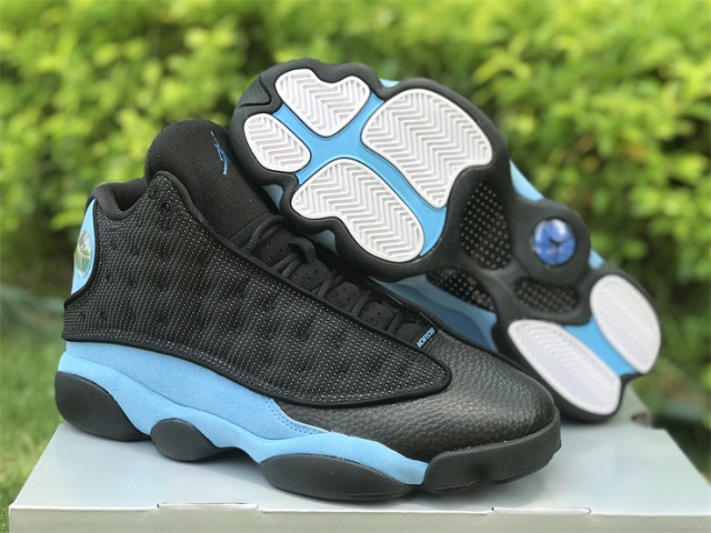 Air Jordan Retro 13 XIII SuperA Black University Blue [Cheap Jordans Shoes 13 12]